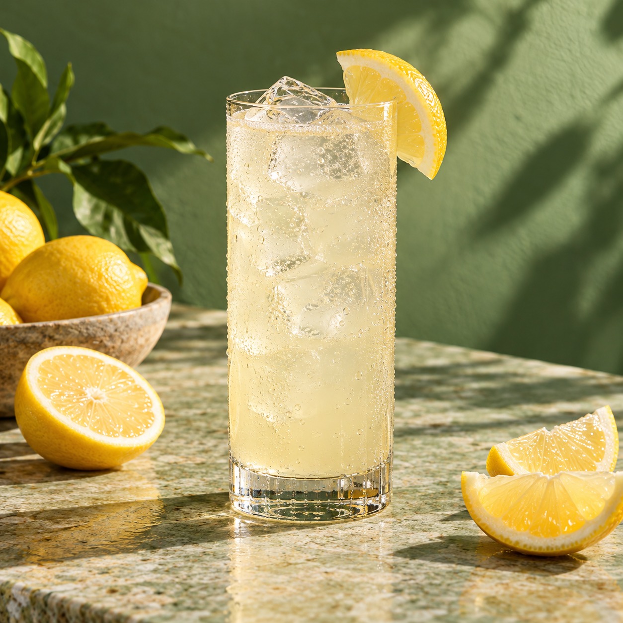 Self Made Tom Collins cocktail serving inspiration